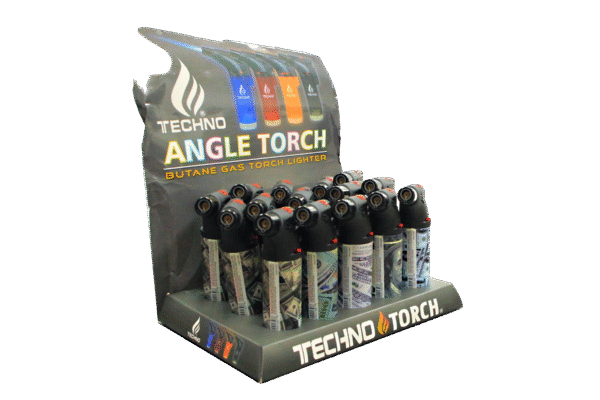 00139-$100 Angle Regular Torch Lighters - (15 Count) $100 Money Bills - Image 3
