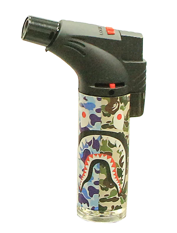 00139-BP Angle Regular Torch Lighters - (15 Count) Bape Face - Image 6