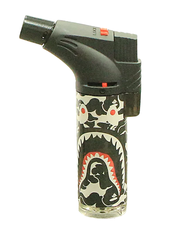 00139-BP Angle Regular Torch Lighters - (15 Count) Bape Face - Image 8