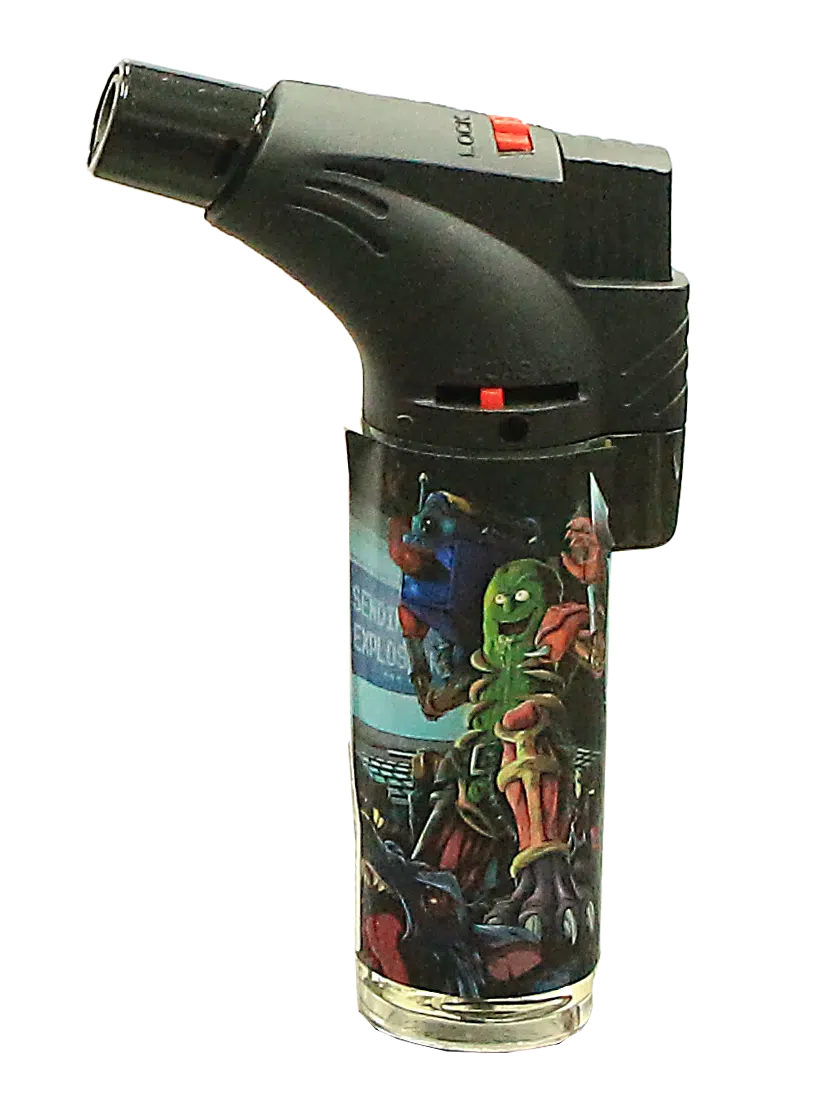 00139-RM4 Angle Regular Torch Lighters - (15 Count) Mr Pickles X Rick - Image 7