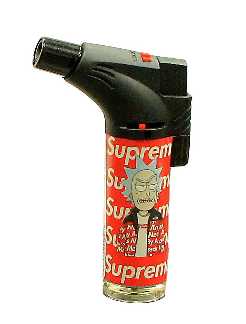 00139-SUPR2 Angle Regular Torch Lighters - (15 Count) Supreme Bart & Rick - Image 6