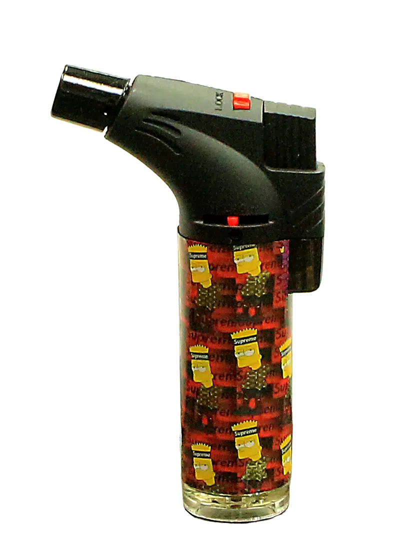 00139-SUPR2 Angle Regular Torch Lighters - (15 Count) Supreme Bart & Rick - Image 8