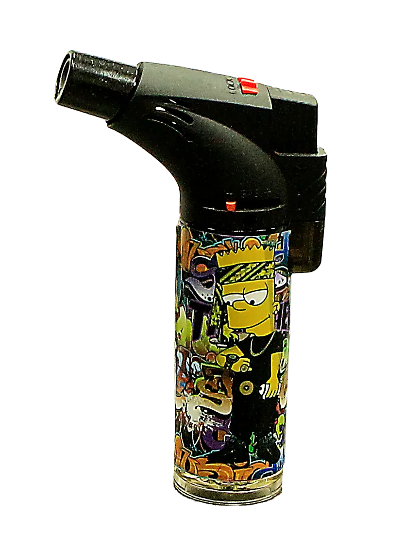 00139-THSI1 Angle Regular Torch Lighters - (15 Count) Bart Simpson THR - Image 6
