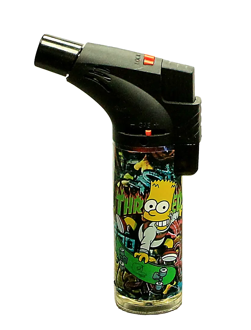 00139-THSI1 Angle Regular Torch Lighters - (15 Count) Bart Simpson THR - Image 7