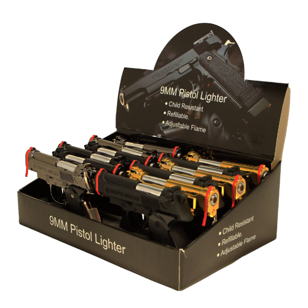 09072-3 9MM Pistol Lighter Beretta M92G - (12 Count) - Image 7