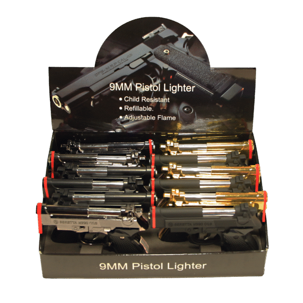 09072-3 9MM Pistol Lighter Beretta M92G - (12 Count) - Image 4