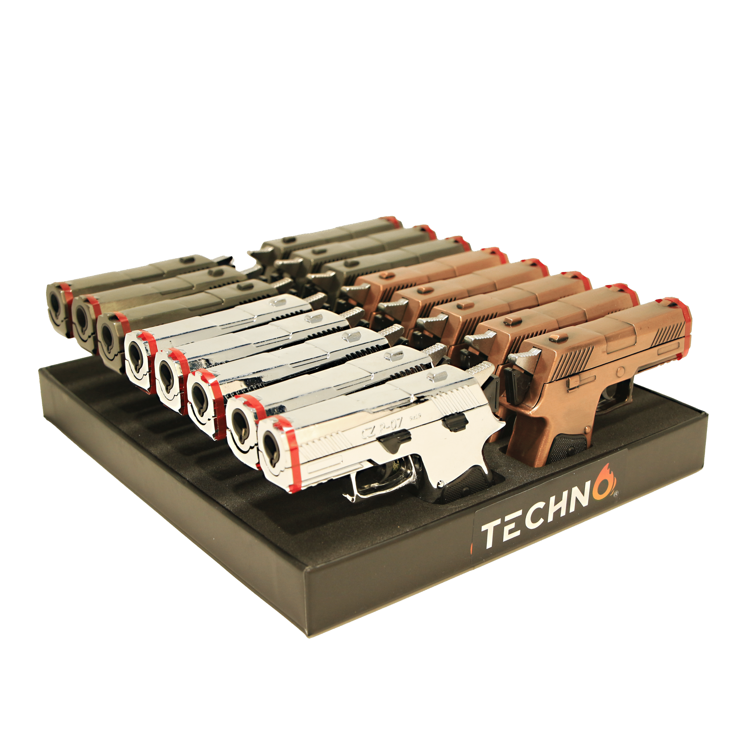 10260-1 Single Torch Pistol Lighter – (16 Count)