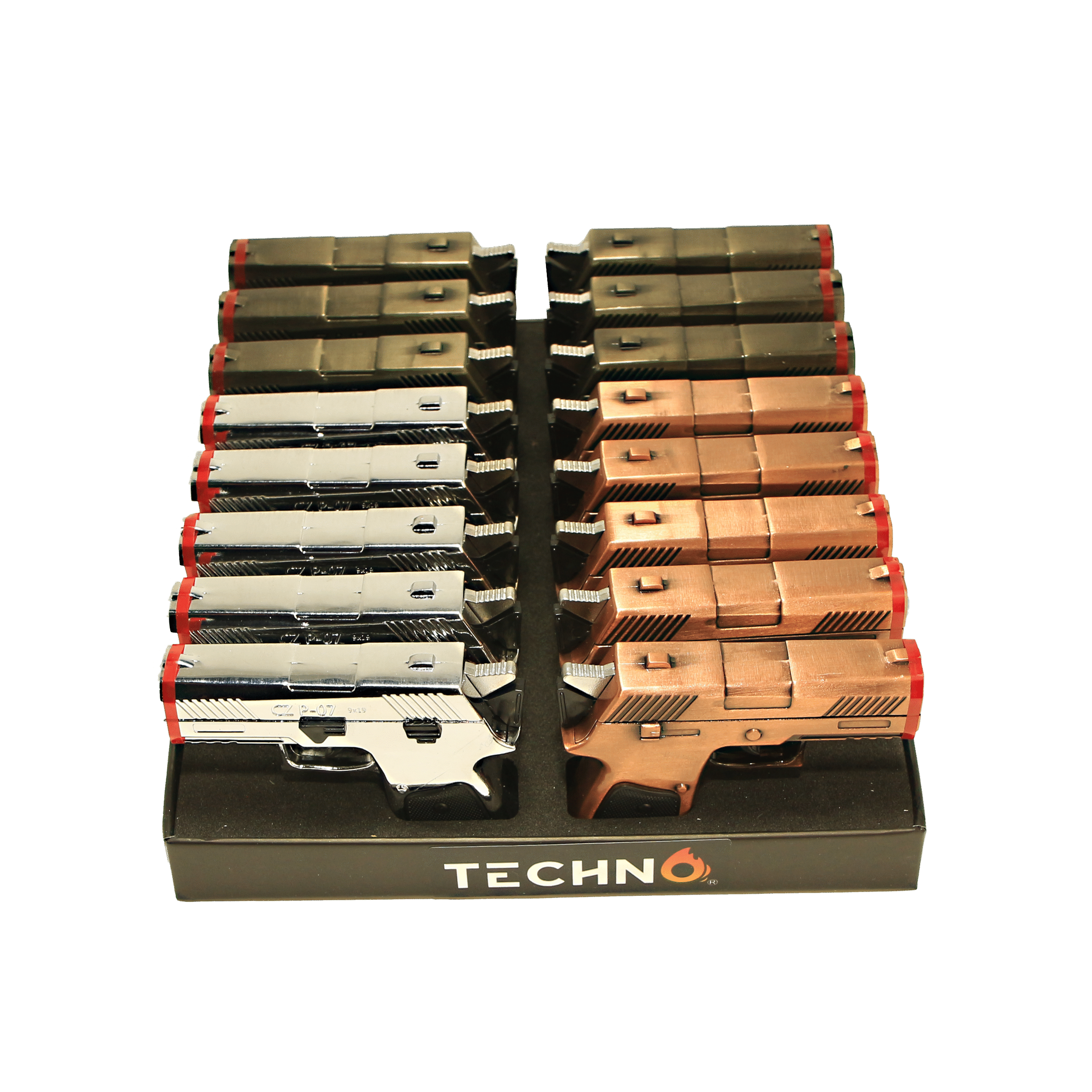 10260-2 Double Torch Pistol Lighter – (16 Count)