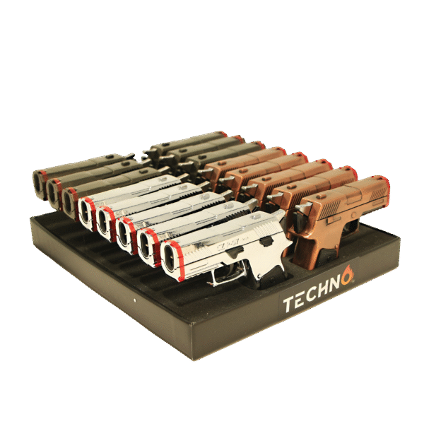 10260-2 Double Torch Pistol Lighter - (16 Count) - Image 5