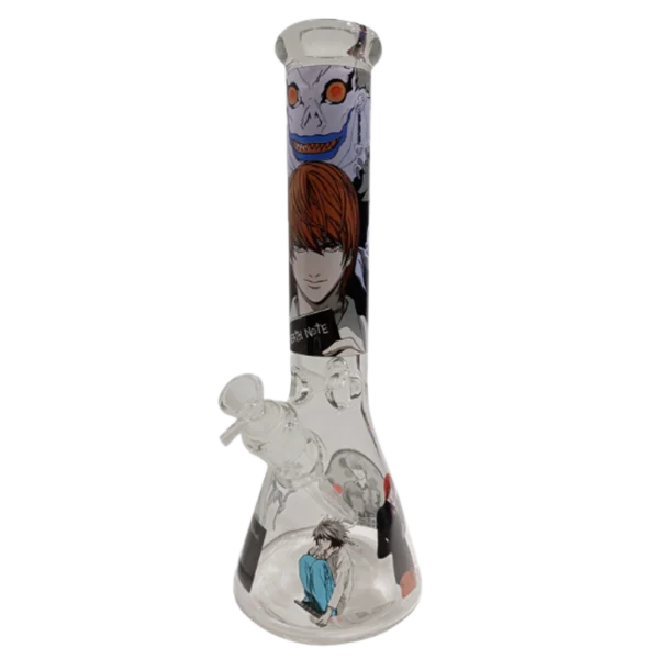 14WP003- 14-Inch Borosilicate Glass Beaker Water Pipe (Anime Death Note)