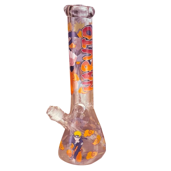 14WP005 - 14-Inch Borosilicate Glass Beaker Water Pipe (Anime Naruto)