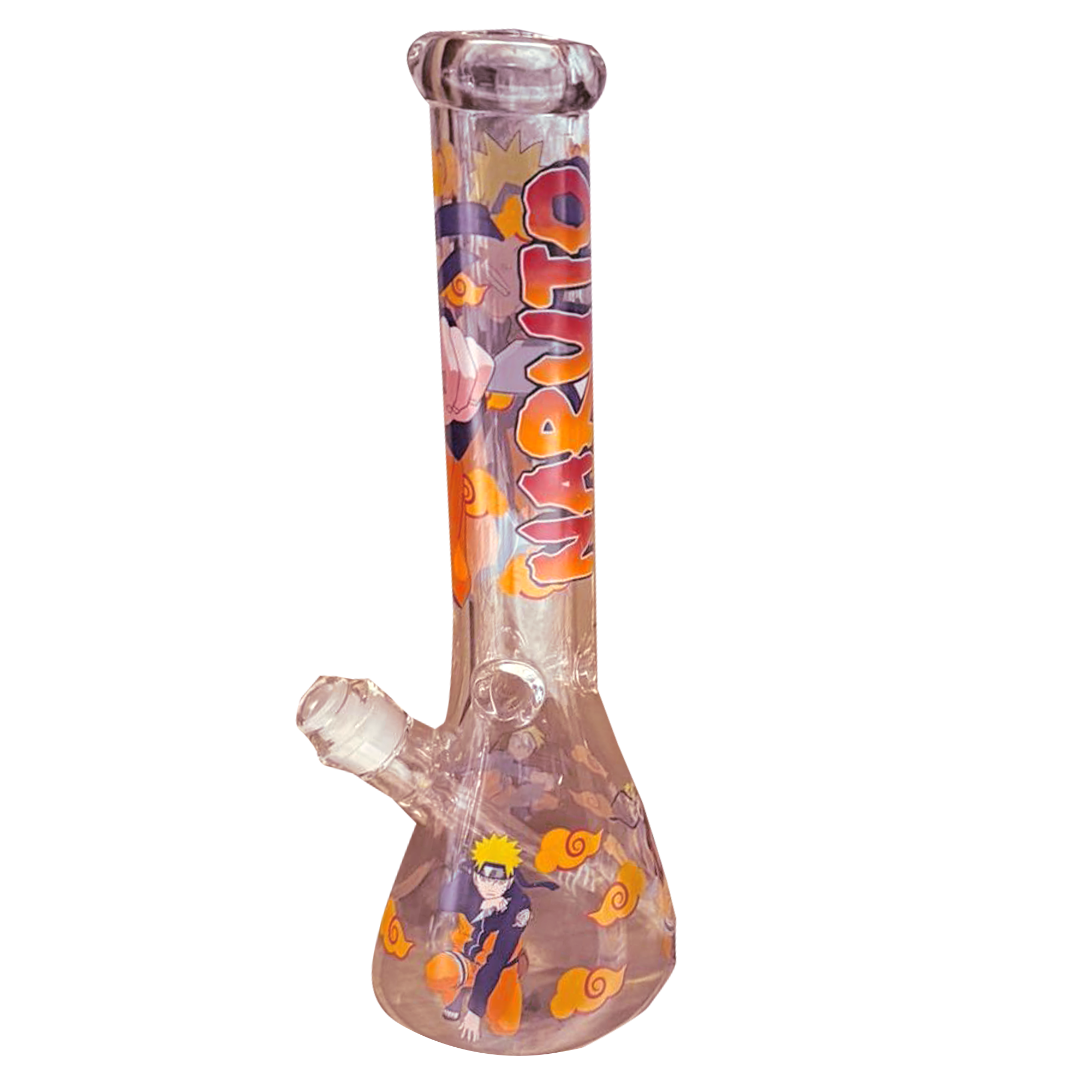 14WP005 – 14-Inch Borosilicate Glass Beaker Water Pipe (Anime Naruto)