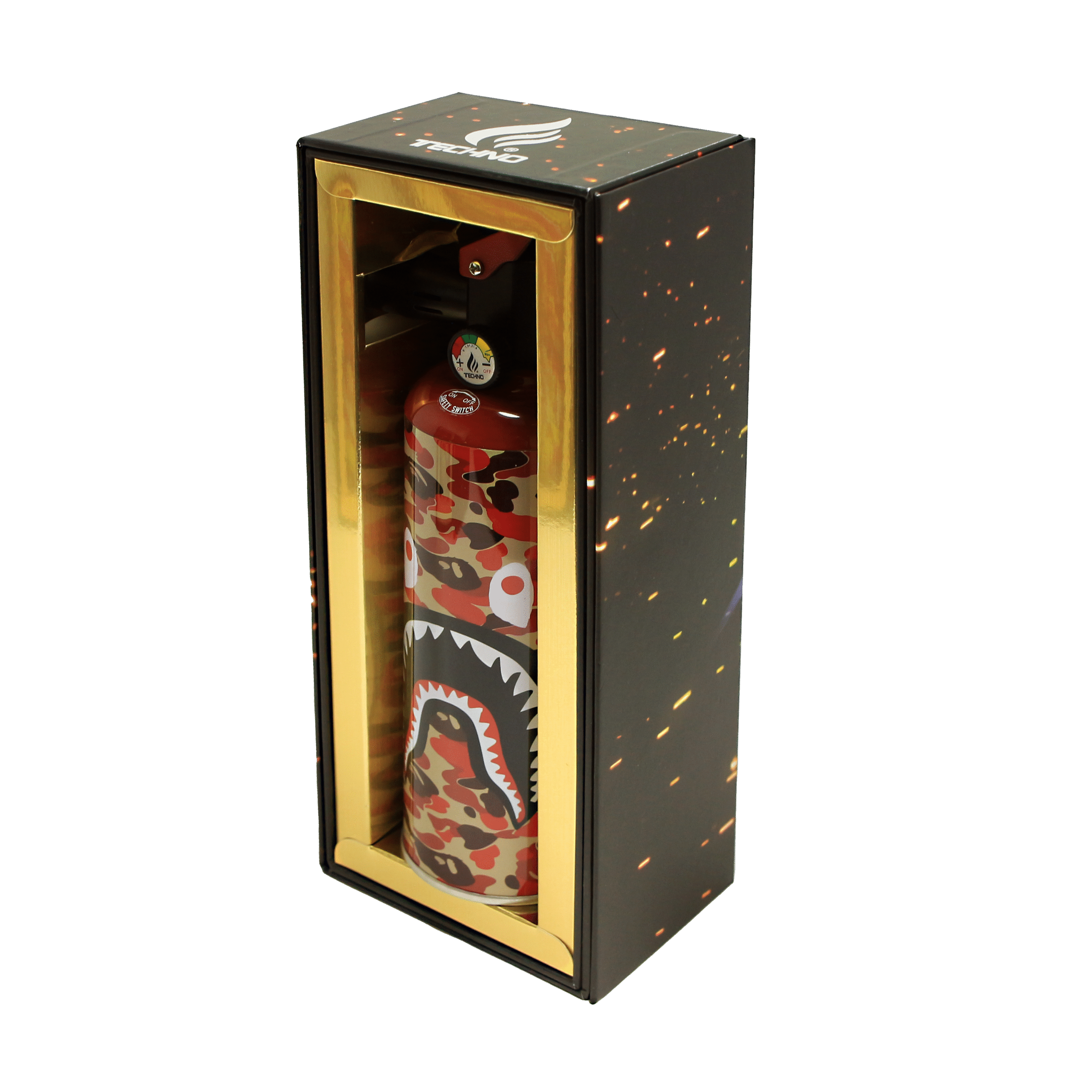 19020-BP1 Bape Face – 8.5" Fire Extinguisher Torch Lighter in Gift Box - Image 3