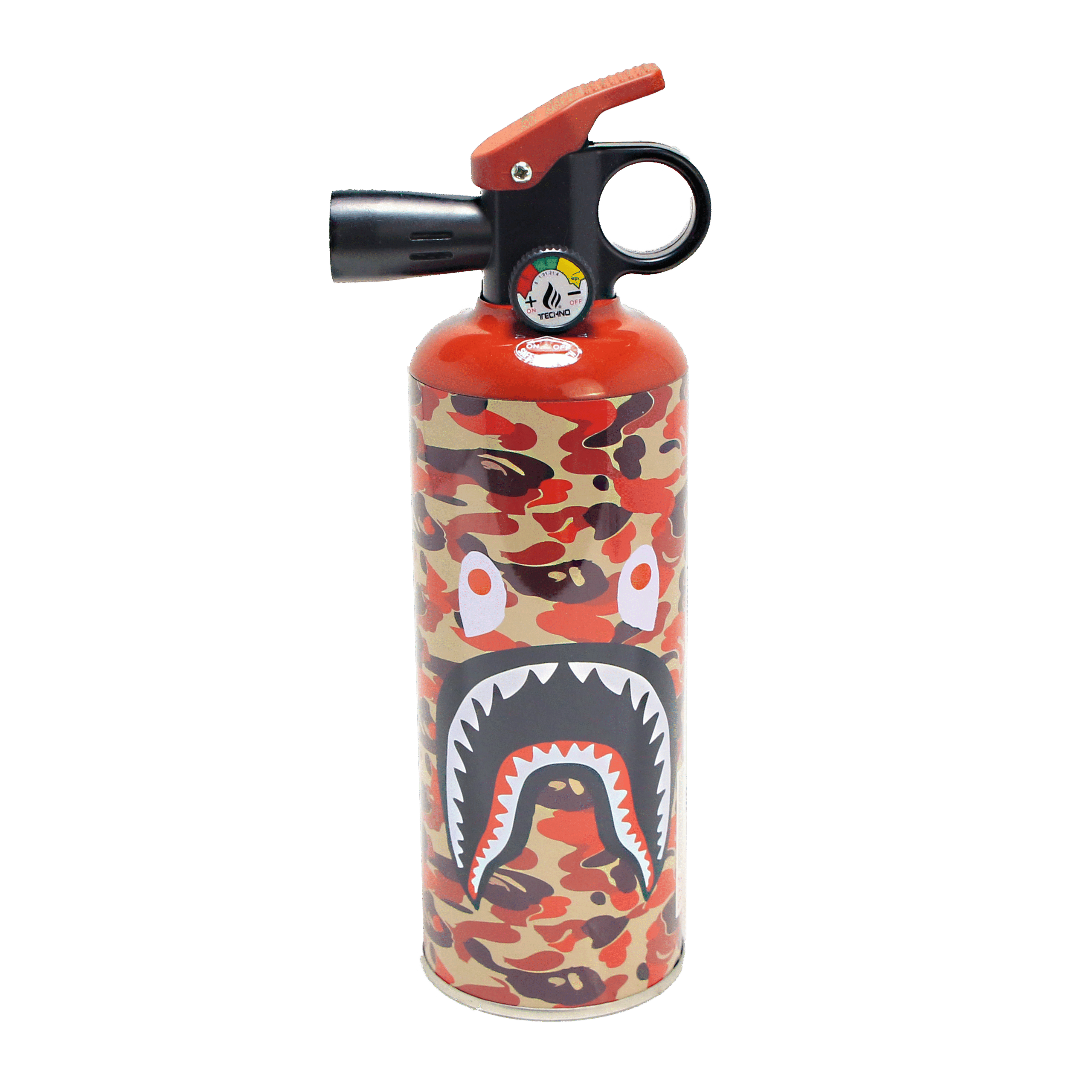 19020-BP1 Bape Face – 8.5" Fire Extinguisher Torch Lighter in Gift Box - Image 8