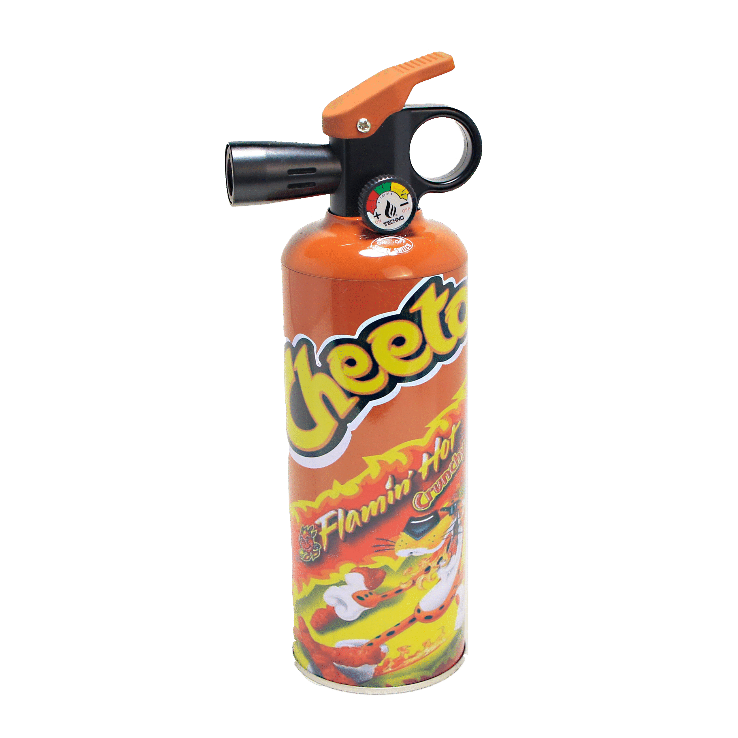 19020-CHE Cheetos – 8.5" Fire Extinguisher Torch Lighter in Gift Box - Image 8