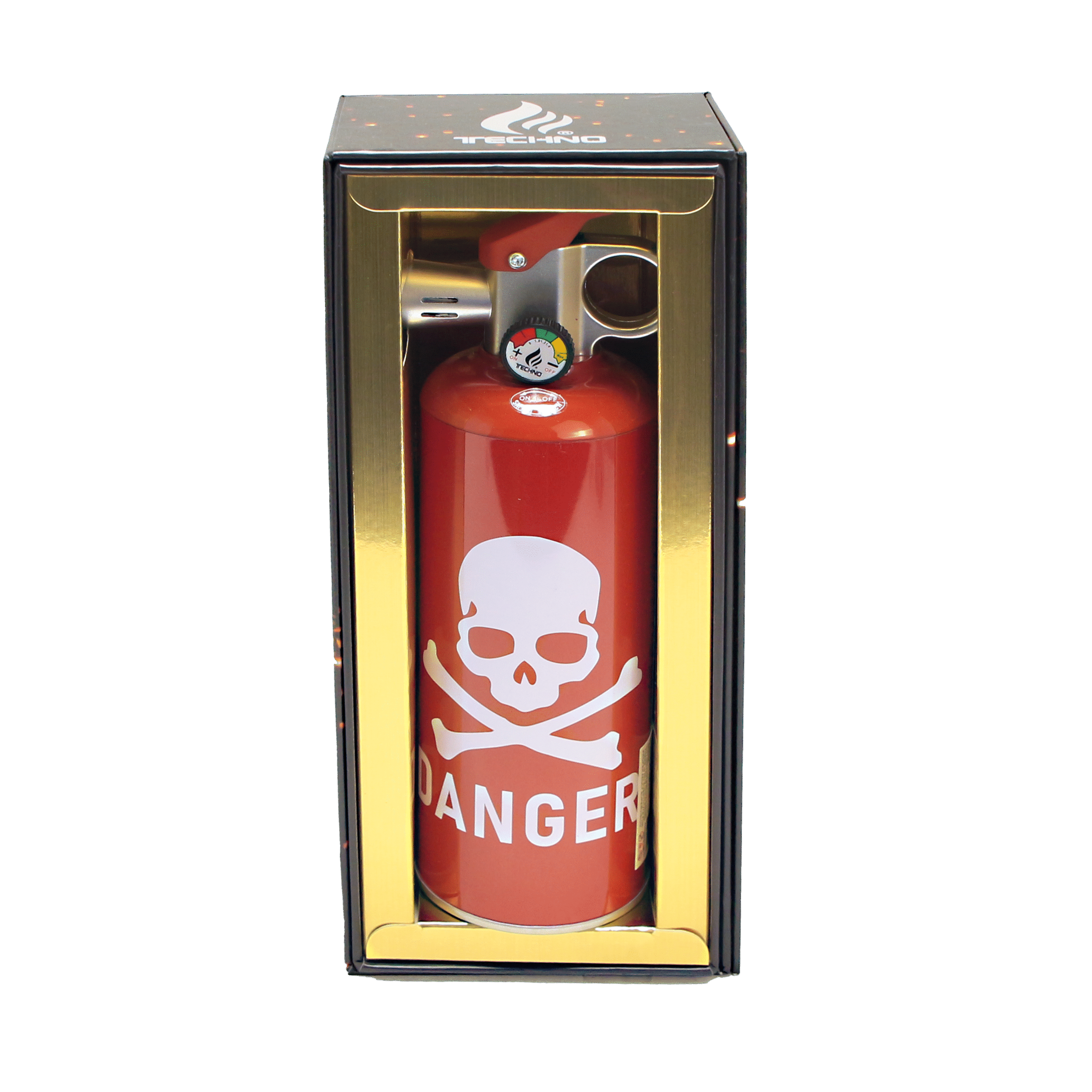 19020-DAN Danger – 8.5″ Fire Extinguisher Torch Lighter in Gift Box