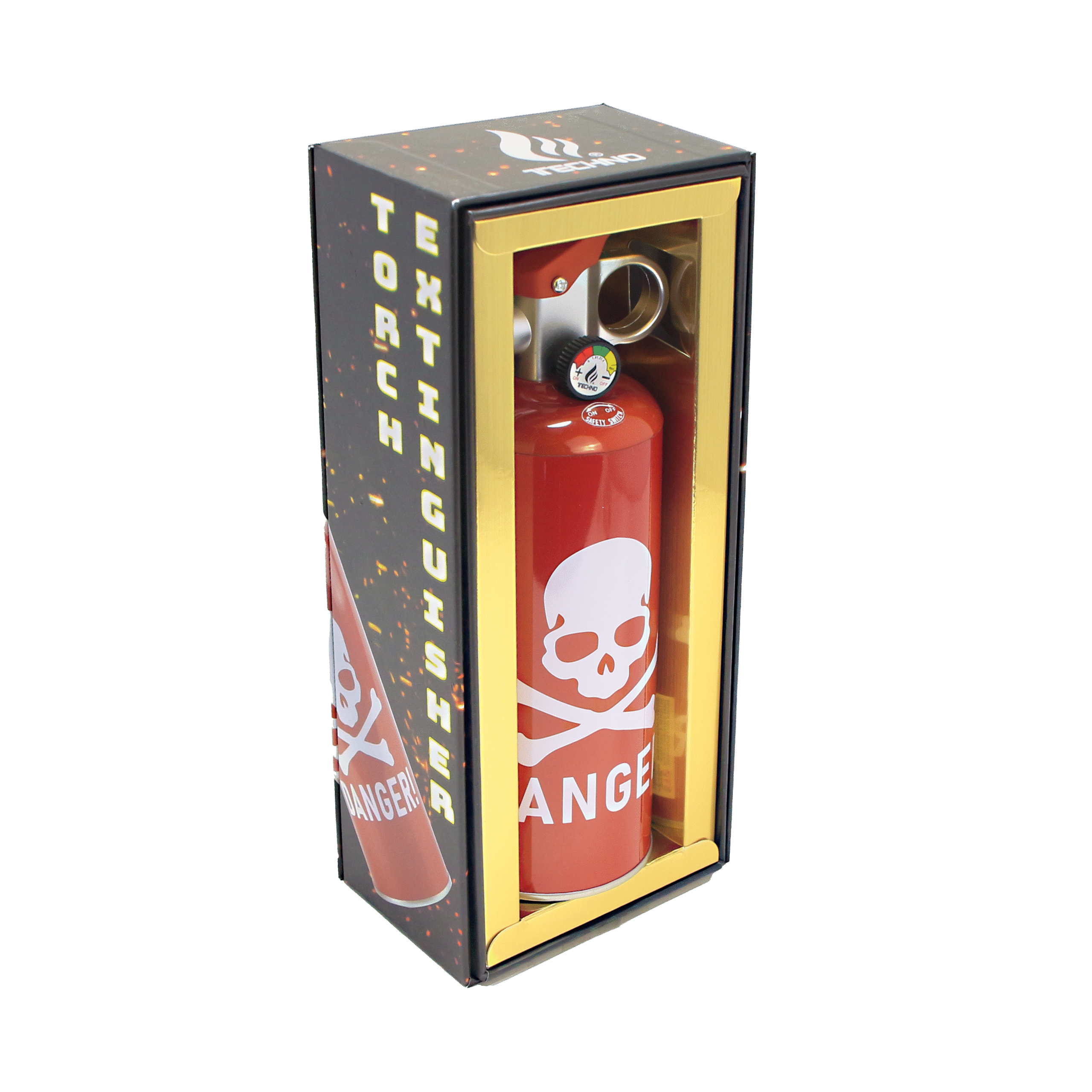 19020-DAN Danger – 8.5" Fire Extinguisher Torch Lighter in Gift Box - Image 3