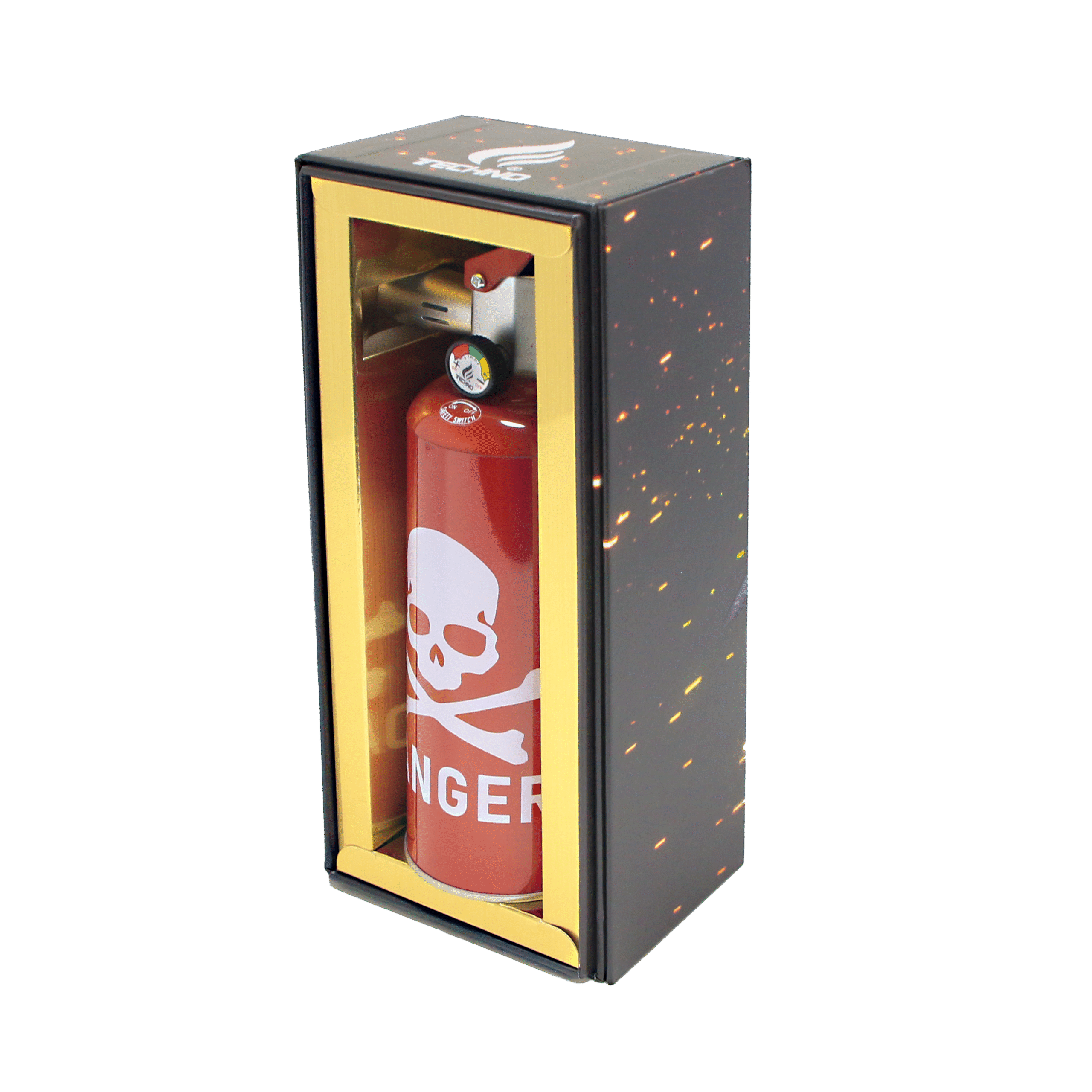 19020-DAN Danger – 8.5" Fire Extinguisher Torch Lighter in Gift Box - Image 2