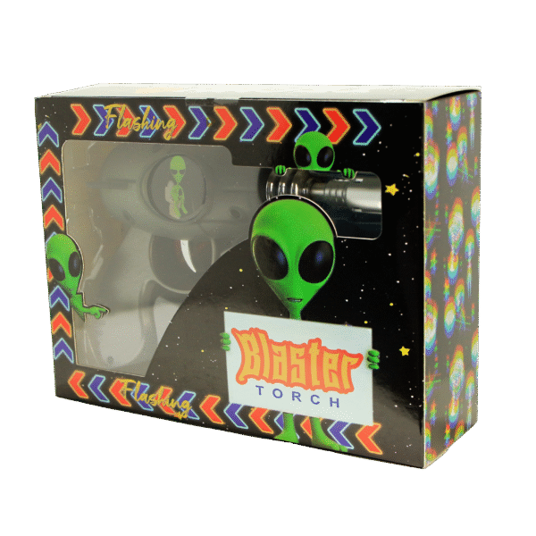 19029-FL2 Alien Blaster Torch Lighter With Fluorescent Light (Toilet) (1Pc) - Image 3
