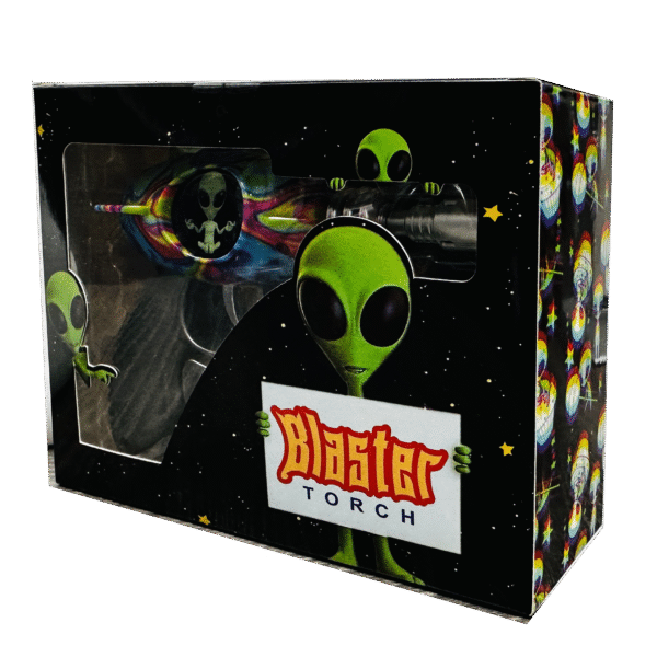 19029-A Alien Blaster Torch Lighter With Fluorescent Light (Retro) (1Pc) - Image 3