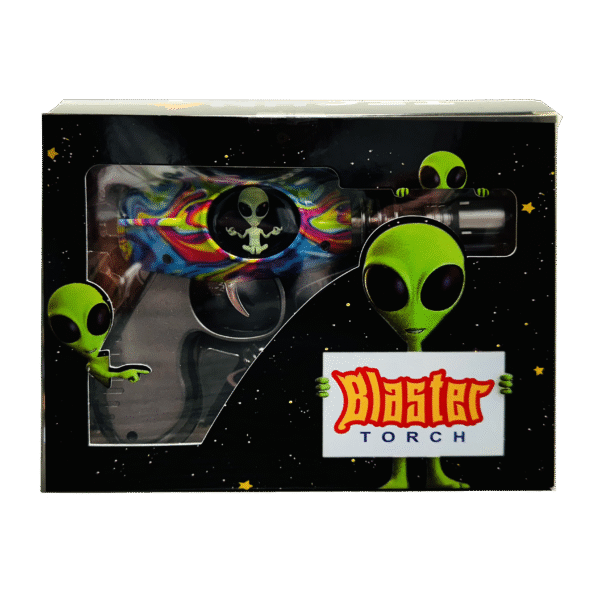 19029-A Alien Blaster Torch Lighter With Fluorescent Light (Retro) (1Pc)