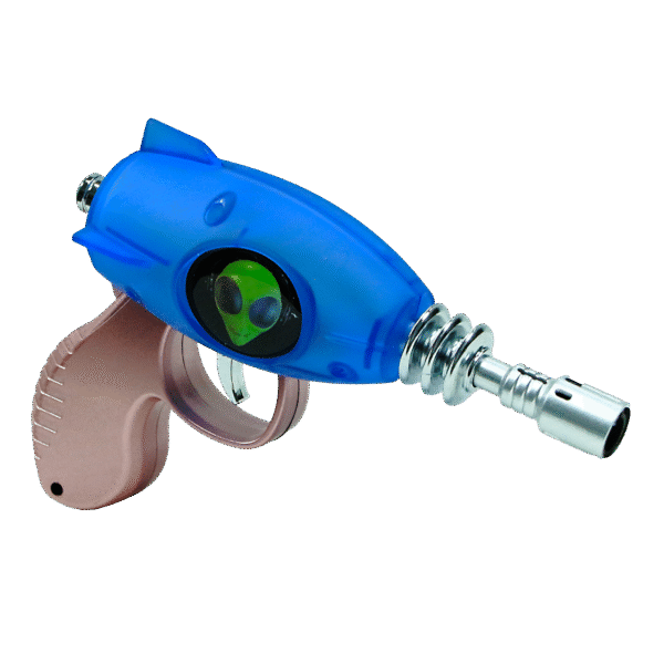 19029-FL5 Alien Blaster Torch Lighter With Fluorescent Light (Alien Face) Blue Gun (1Pc) - Image 7