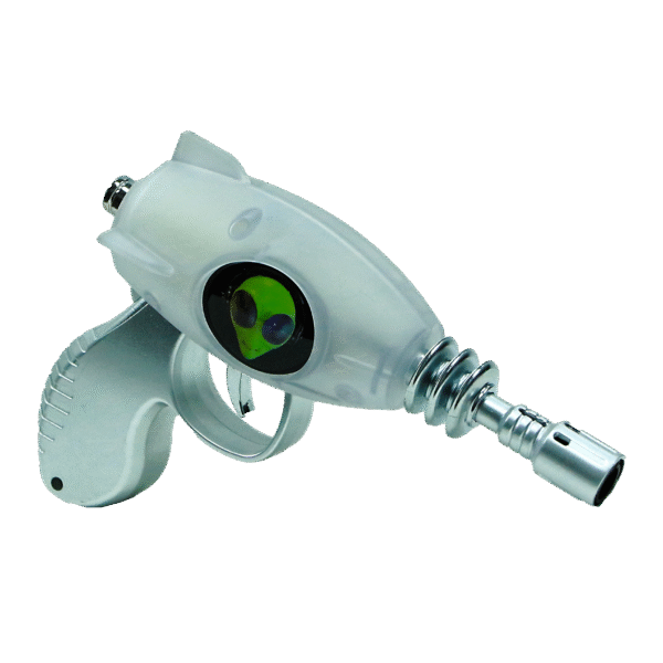 19029-FL6 Alien Blaster Torch Lighter With Fluorescent Light (Alien Face) Clear Gun (1Pc) - Image 7