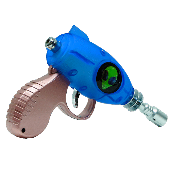 19029-FL5 Alien Blaster Torch Lighter With Fluorescent Light (Alien Face) Blue Gun (1Pc) - Image 8