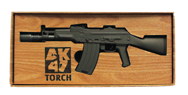 21064T-GB AK47 Torch Lighter Gift Box (1Pc) Black