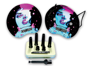 3DRTS-001 – 3D Rolling Tray Station 001 – Blue Get Lost Girl