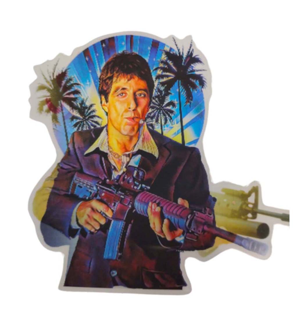 3D3DK002 Scarface Al Pacino Sticker