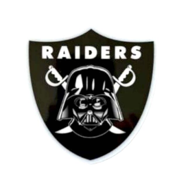 3D3DK008 Los Angeles Raiders Sticker
