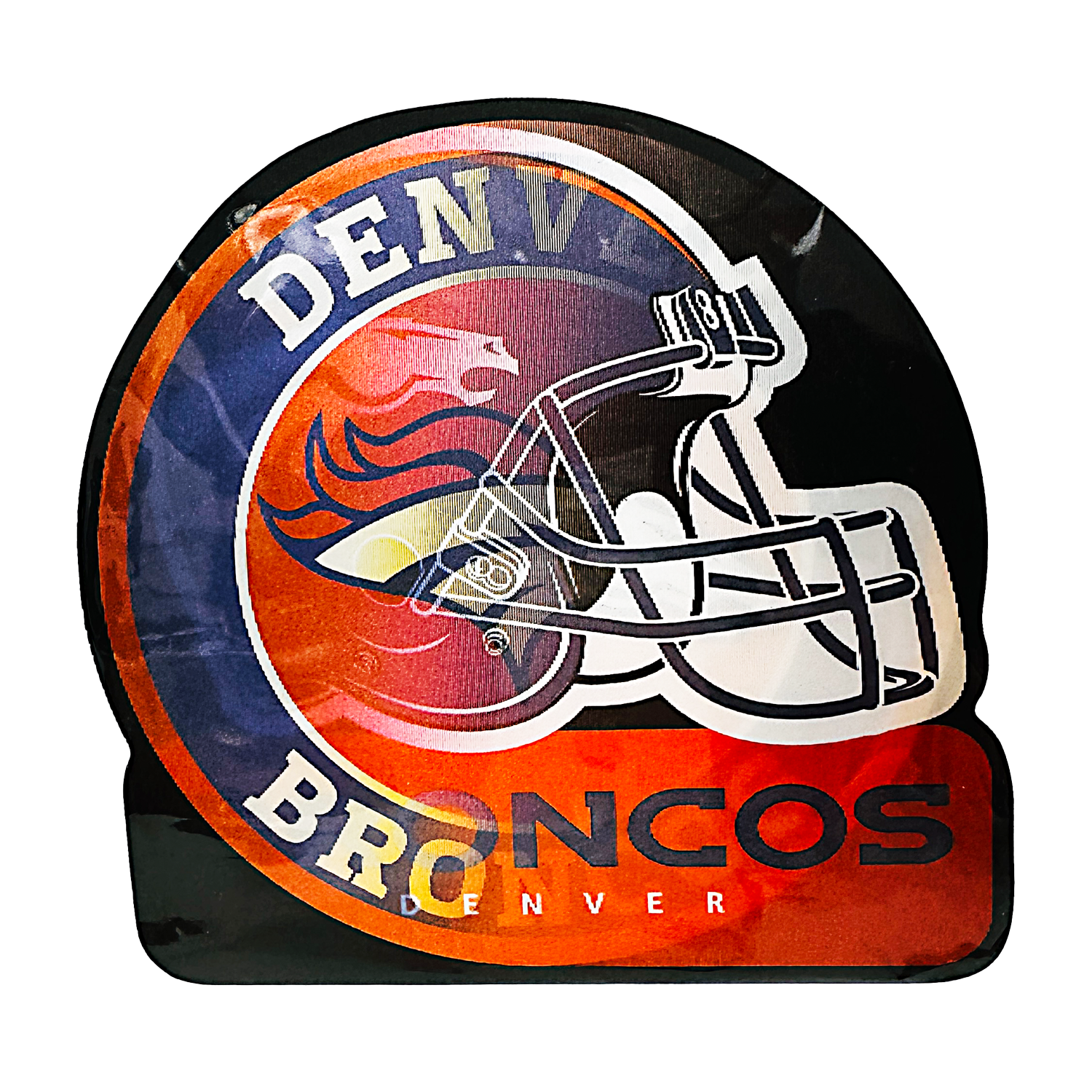 3D3DK011 Denver Broncos Helmet Sticker