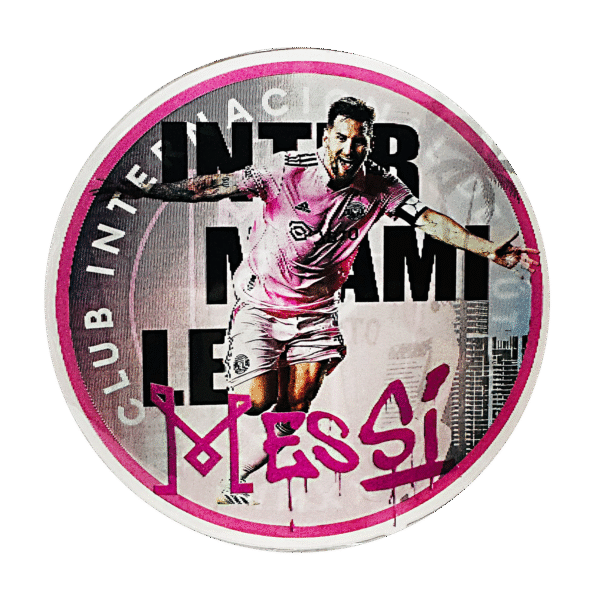 3D3DK017 Messi Sticker