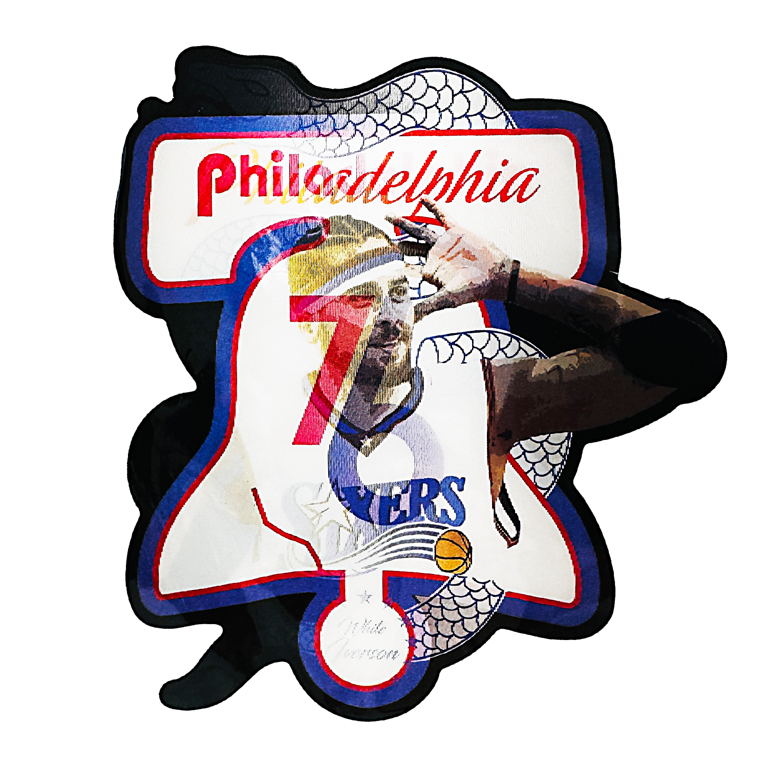 3D3DK023 Philadelphia 76ers Sticker