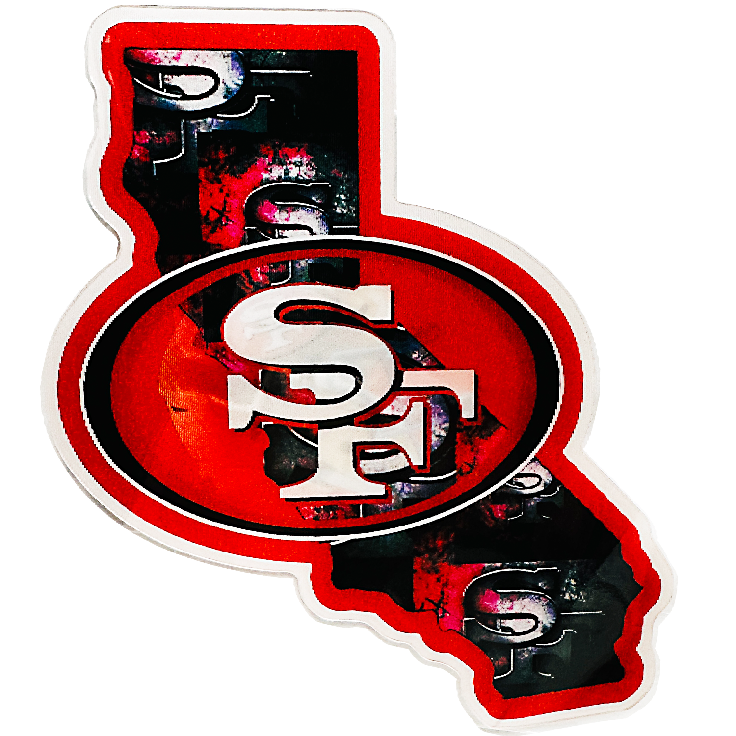 3D3DK026 San Francisco 49ers Sticker