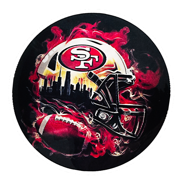 3D3DK027 San Francisco 49ers Circle Sticker