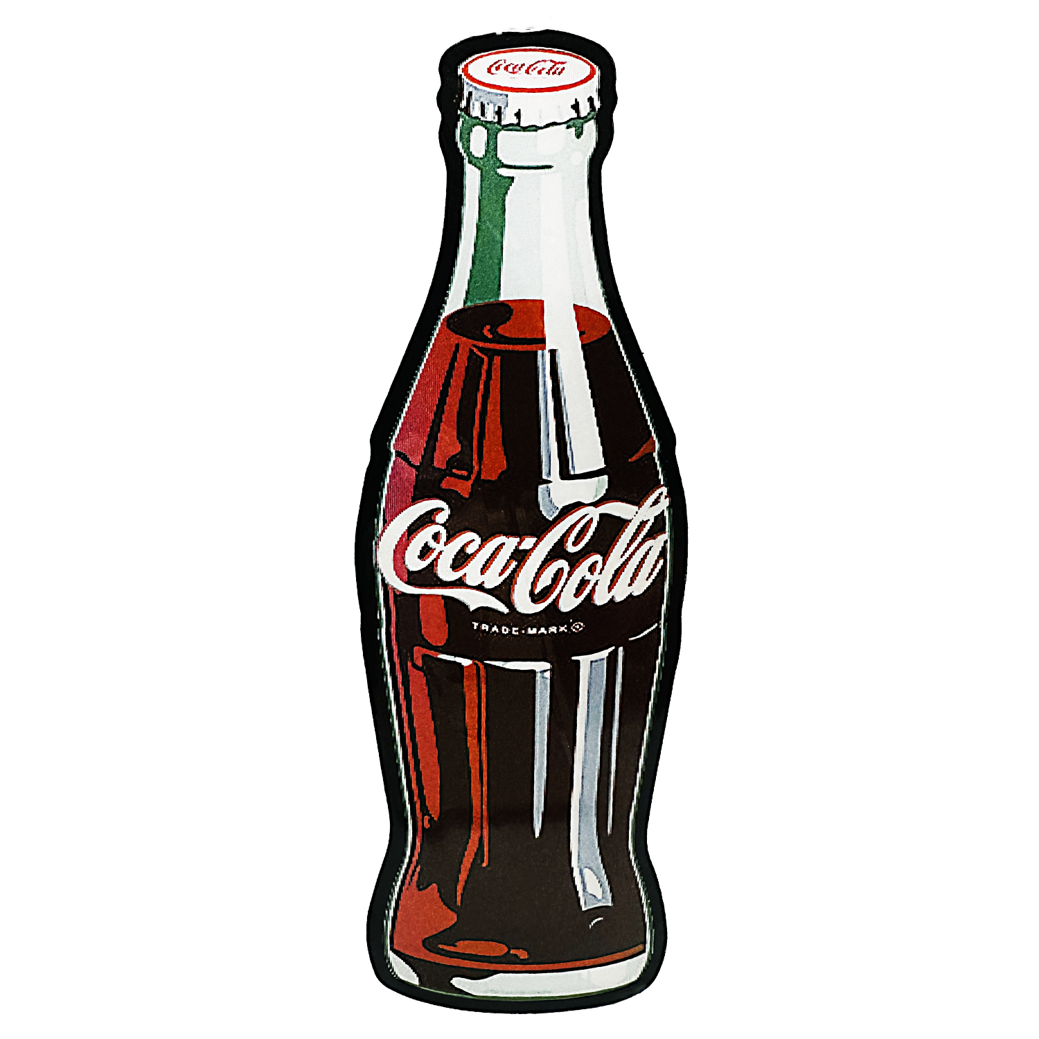 3D3DK030 Coca Cola Bottle Sticker