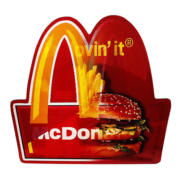 3D3DK037 McDonalds Sticker