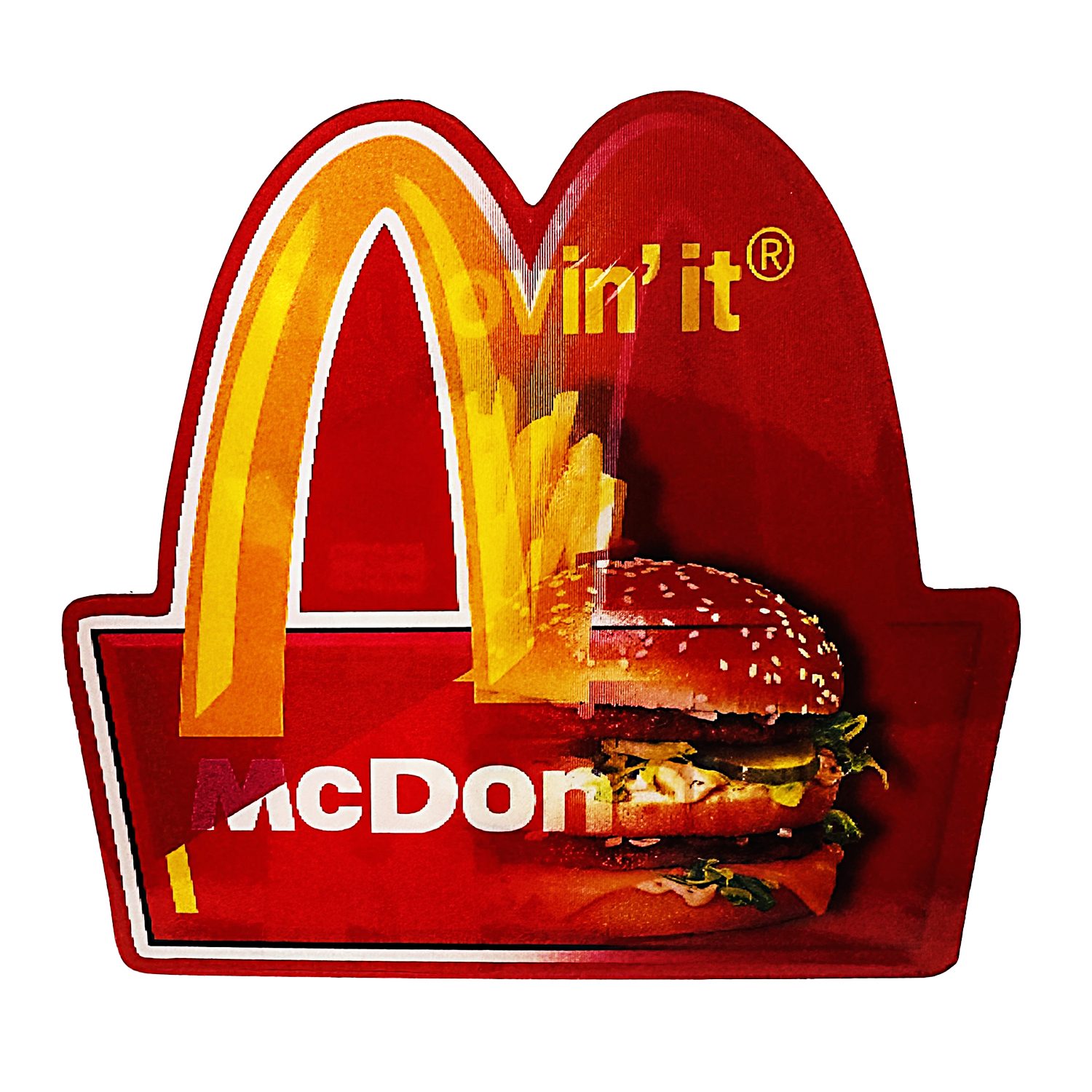 3D3DK037 McDonalds Sticker