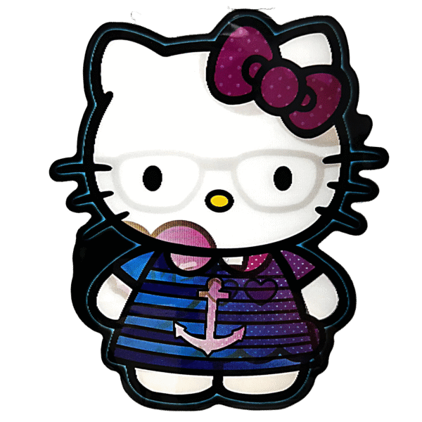 3D3DK079 Hello Kitty Anchor Sticker