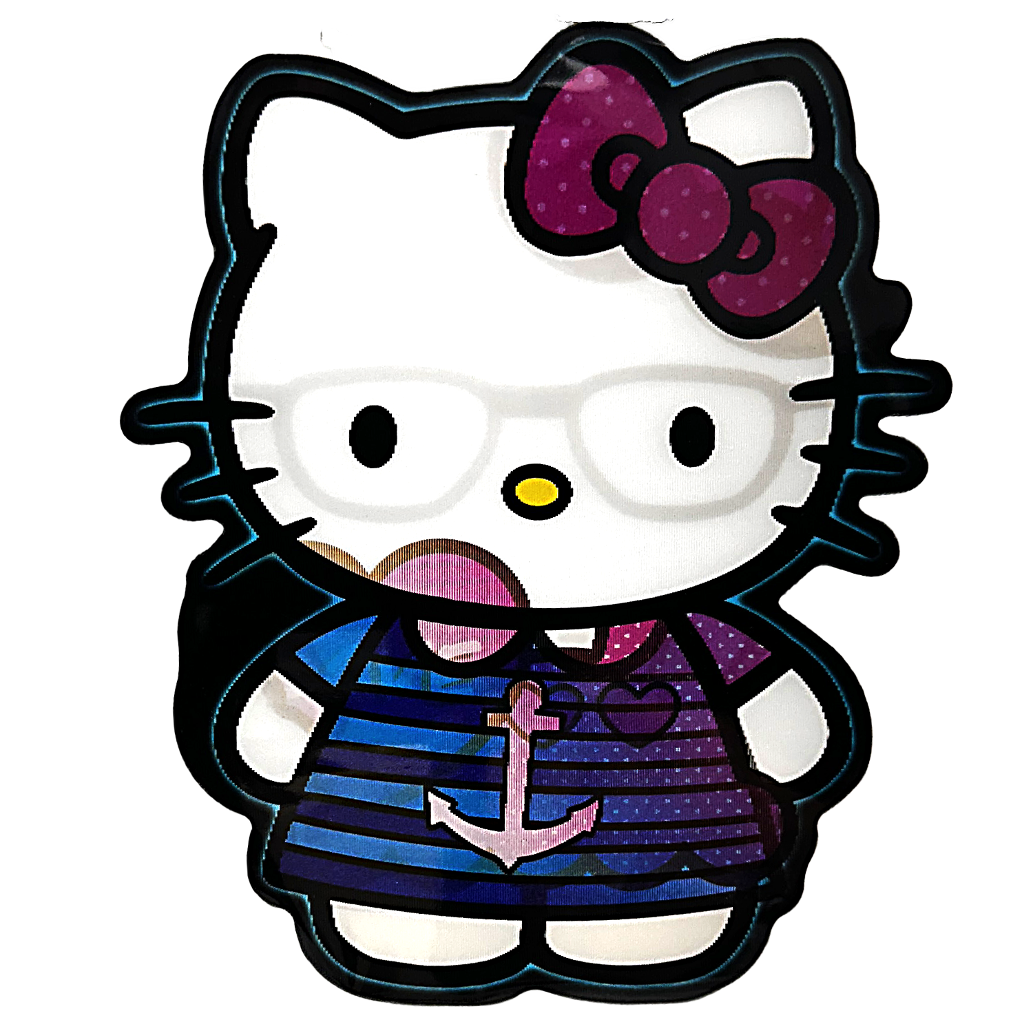 3D3DK079 Hello Kitty Anchor Sticker