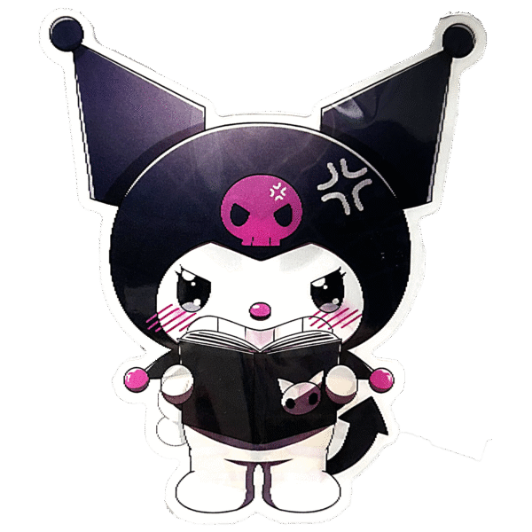 3D3DK086 My Melody Kuromi Mad Sticker