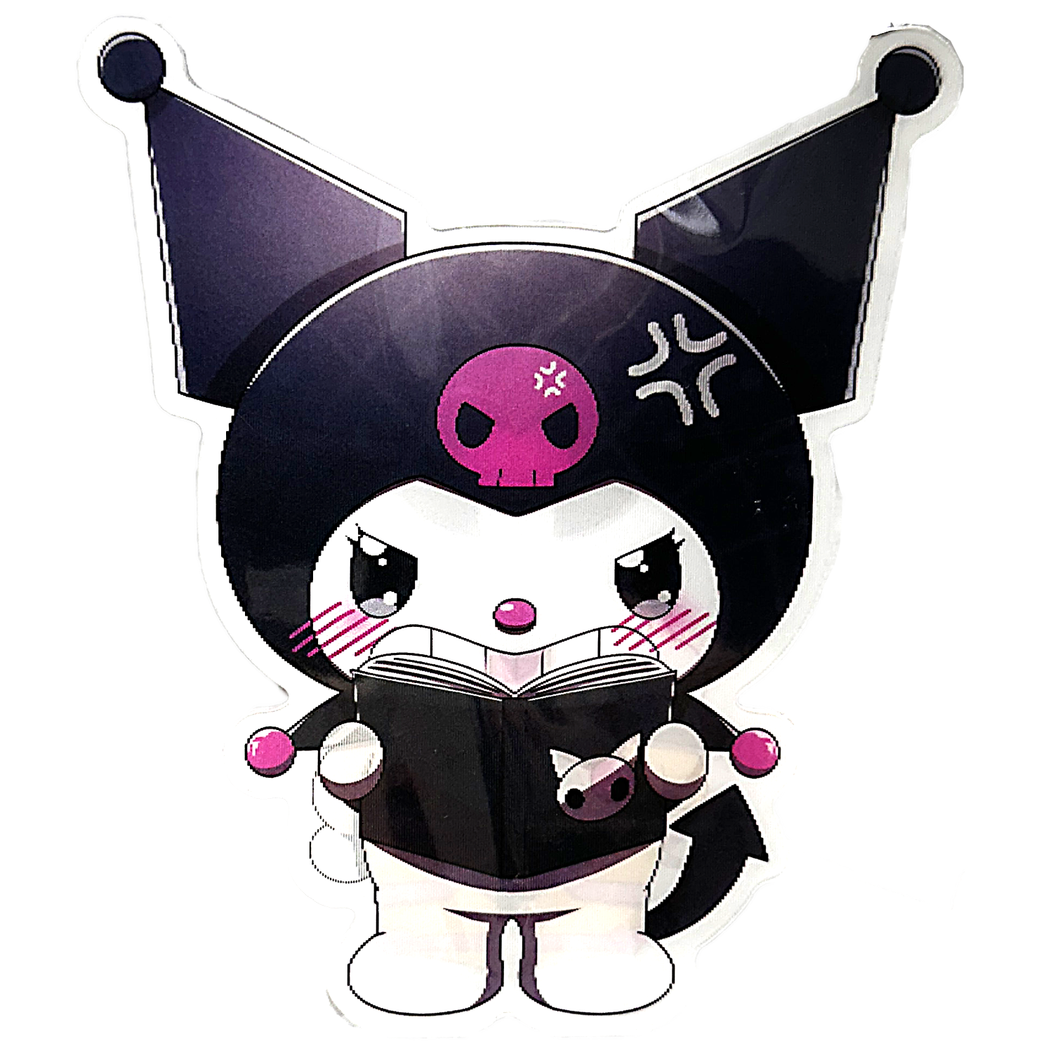 3D3DK086 My Melody Kuromi Mad Sticker