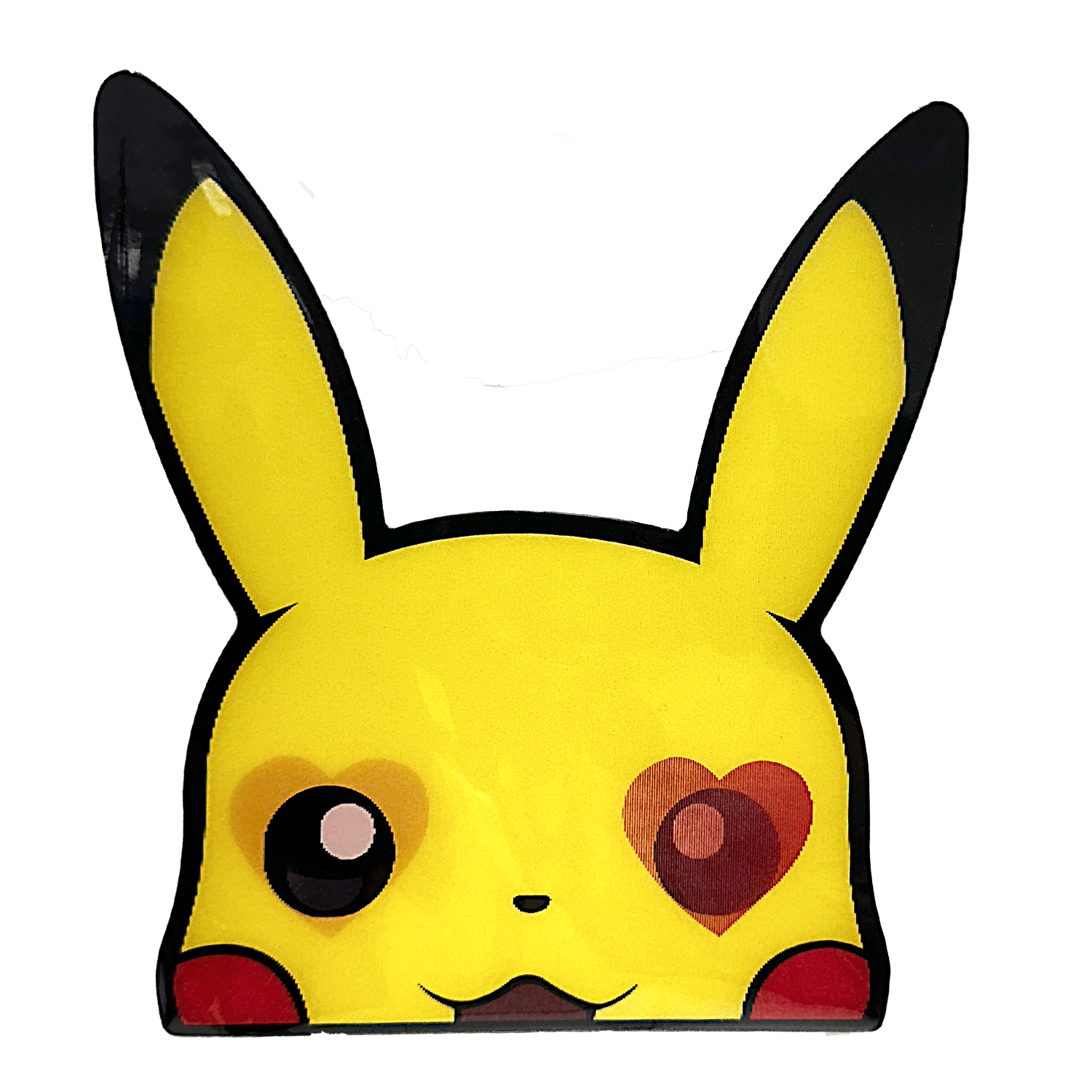 3D3DK092 Pokemon Pikachu Face Sticker