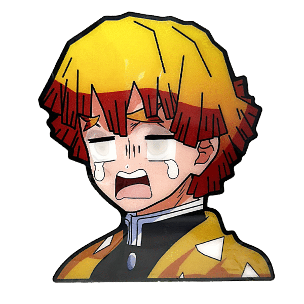 3D3DK112 Kimetsu no Yaiba Zenitsu Agatsuma Face Sticker