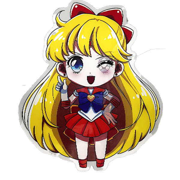 3D3DK116 Anime Sailor Venus Sticker