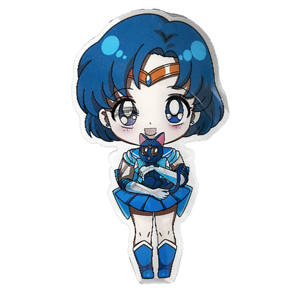 3D3DK117 Anime Sailor Mercury Sticker