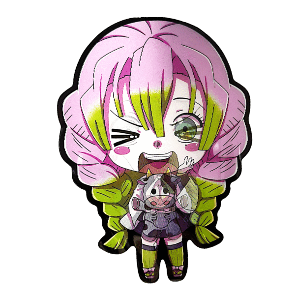 3D3DK121 Anime Kimetsu No Yaiba Mitsuri Kanroji Sticker
