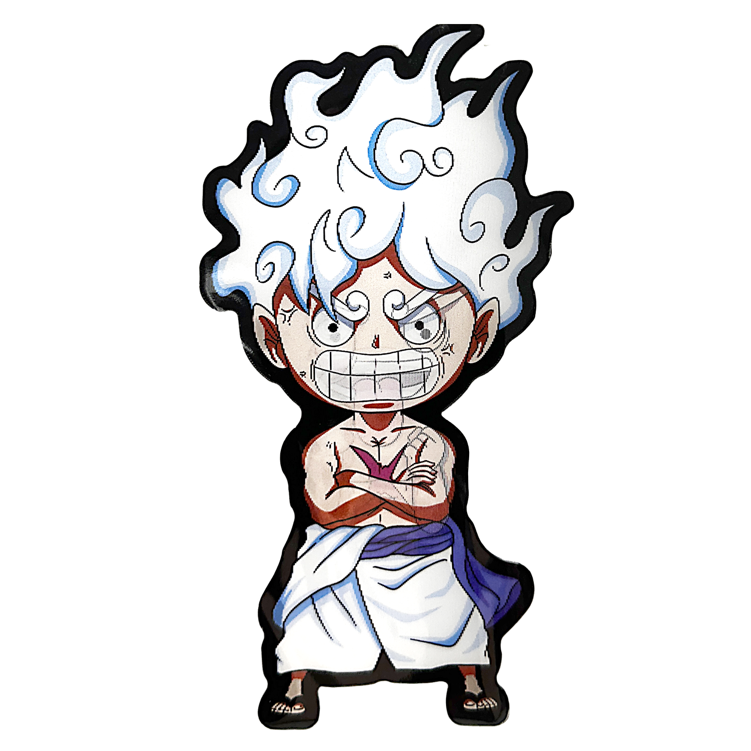 3D3DK144 Anime One Piece Luffy Gear Sticker